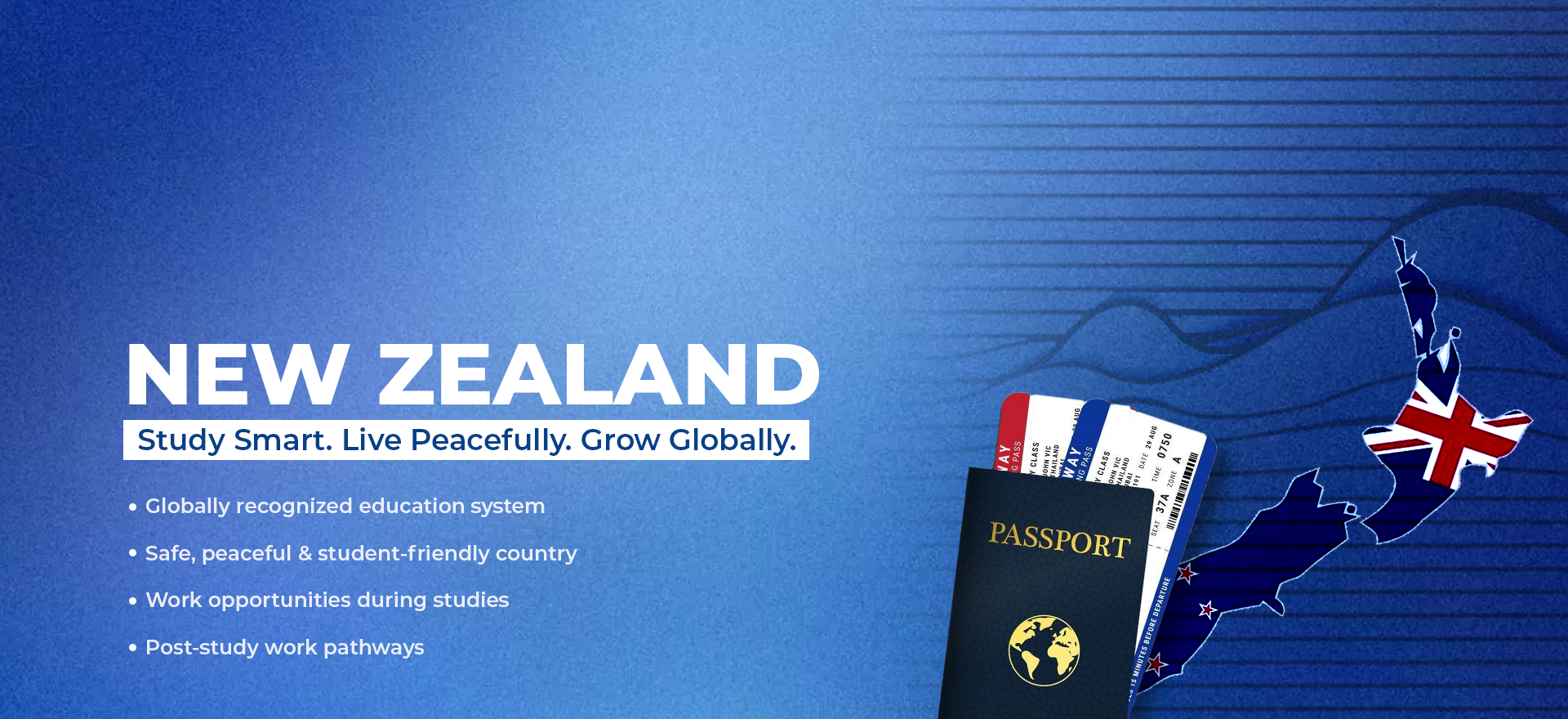 Study in New Zealand Banner
